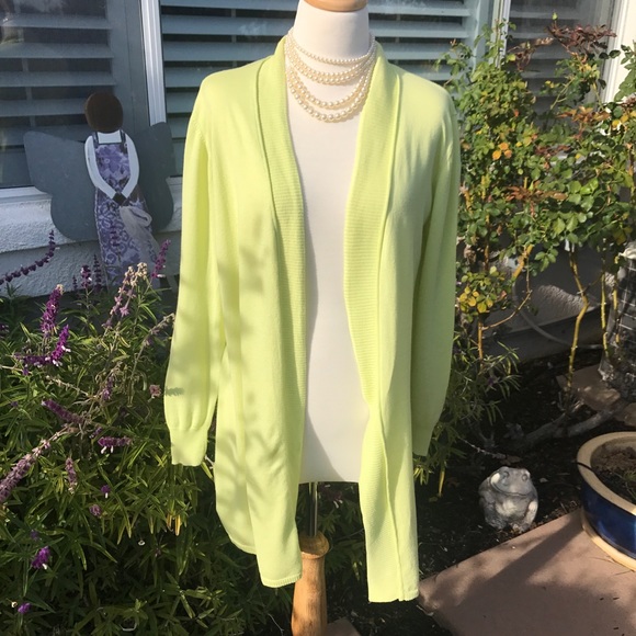 Chico's Tops - CHICO'S Lemongrass Light Cardigan!